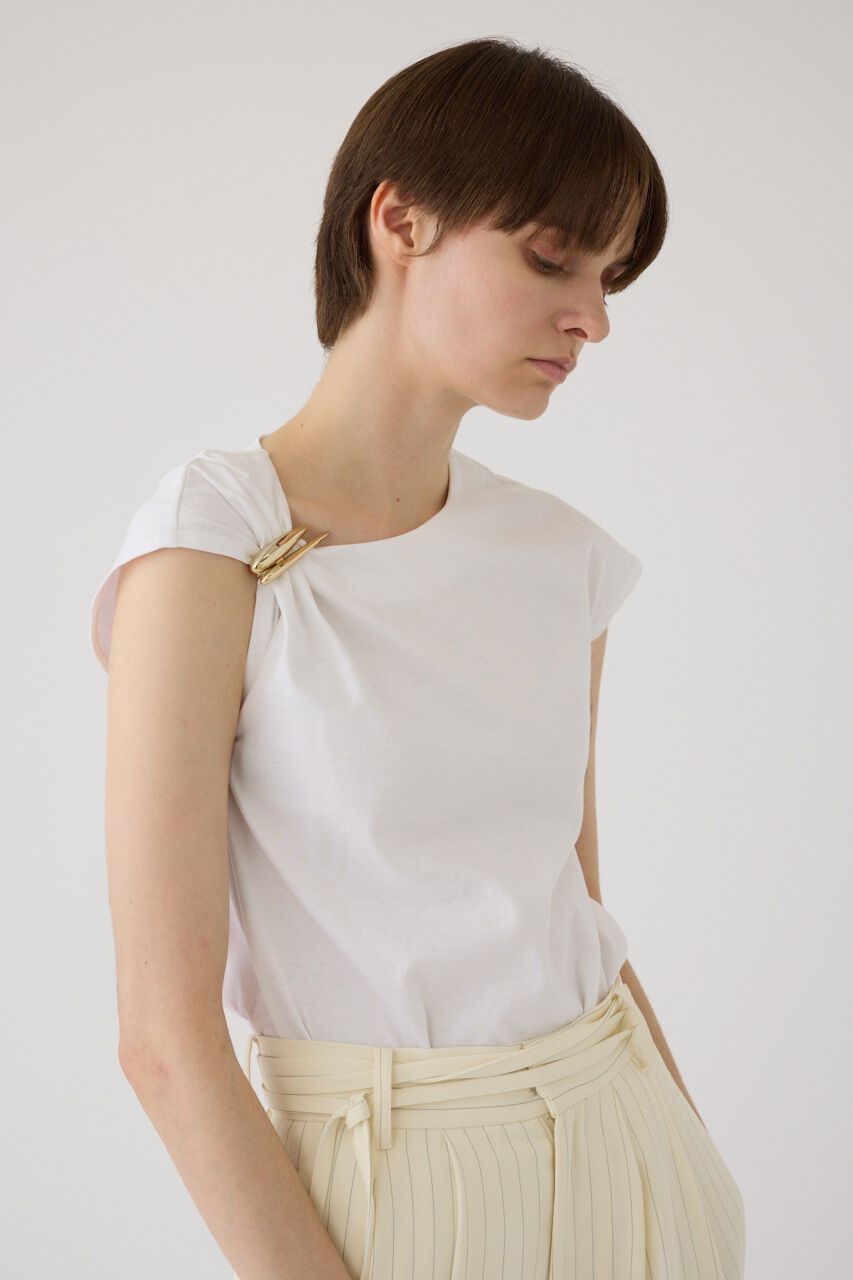 RIM.ARK 「Brass hair clip set tops」|Tシャツ・カットソー|WHT