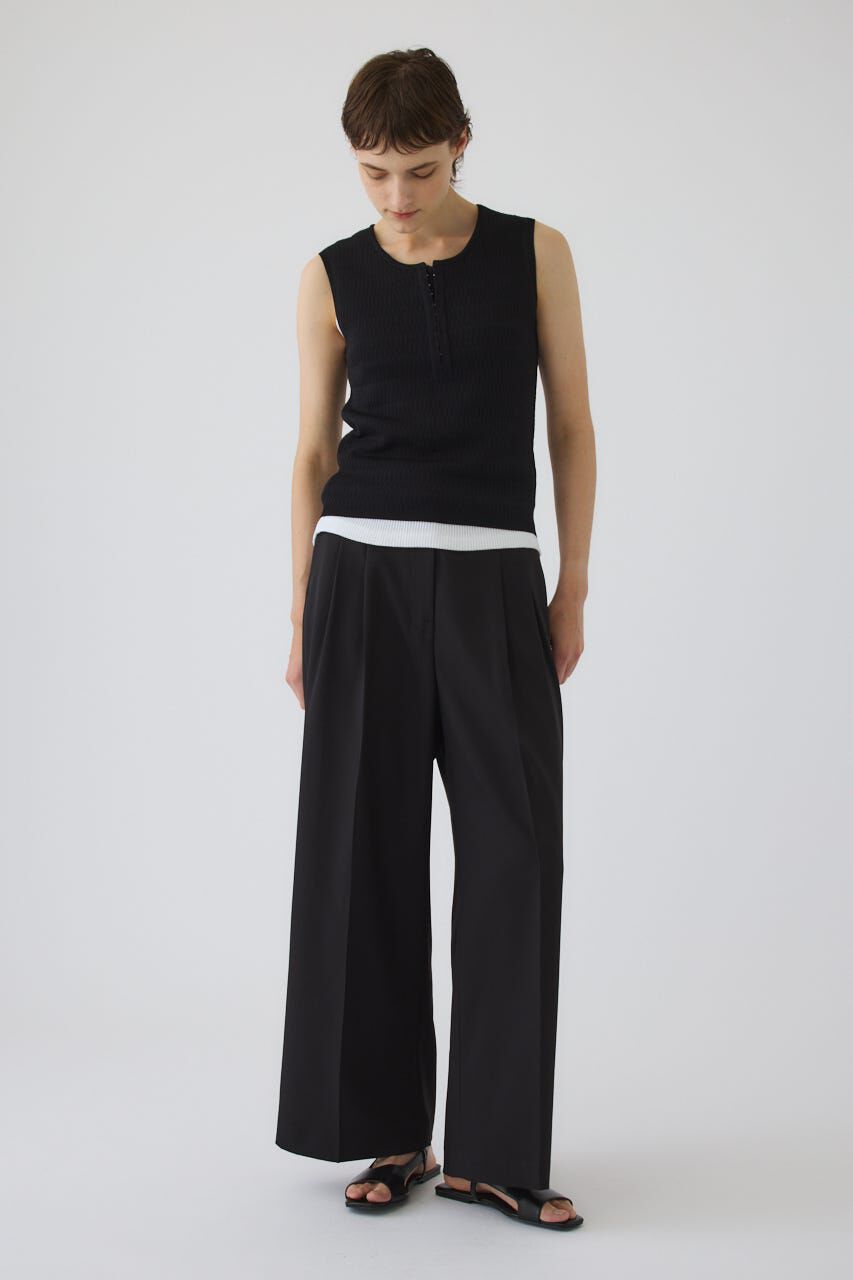 RIM.ARK 「Round neck hook tank」|タンクトップ|