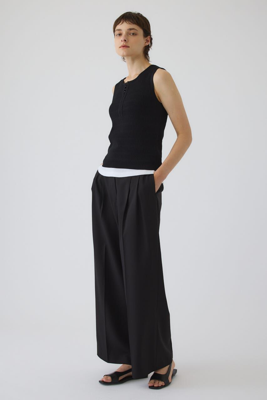 RIM.ARK 「Round neck hook tank」|タンクトップ|