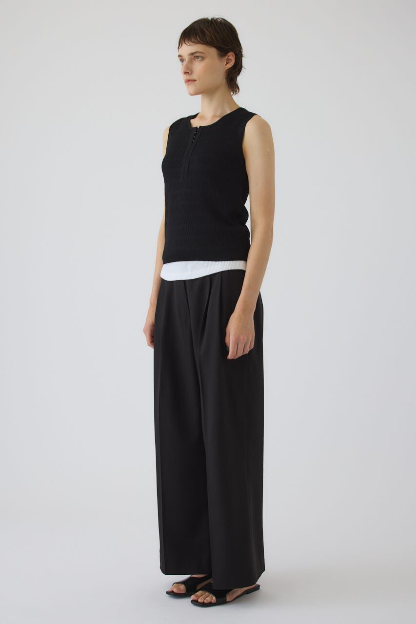 RIM.ARK 「Round neck hook tank」|タンクトップ|