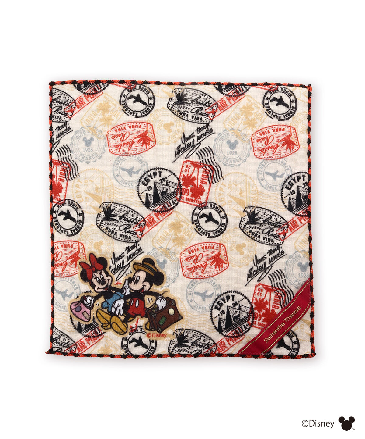 Samantha Thavasa「「ミッキー＆ミニー」TRAVELコレクション ハンカチ」|その他|マルチカラー