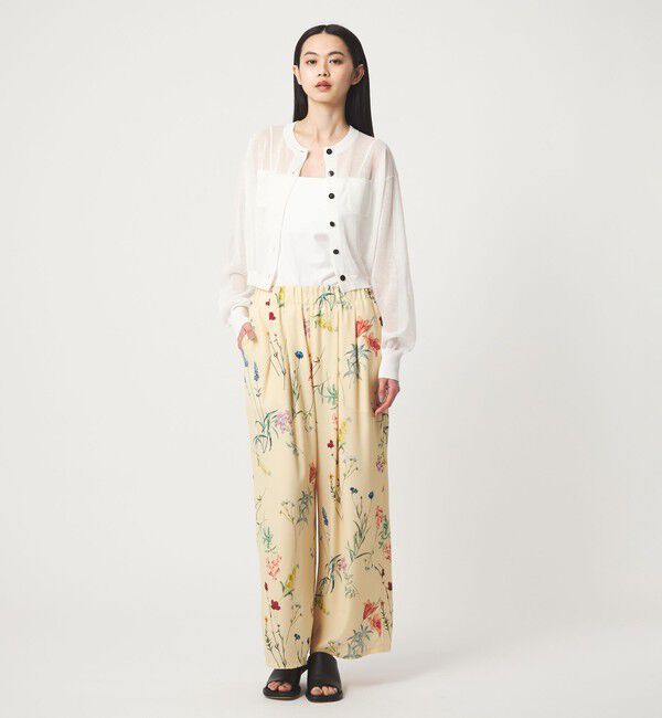 EMMEL REFINES「＜EMMEL REFINES＞EM HW FILMY シアー クルーネック カーディガン」|カーディガン|