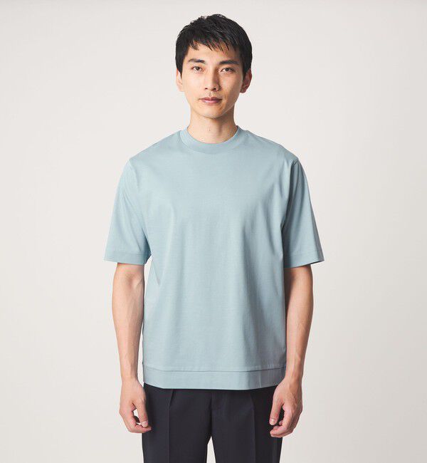 UNITED ARROWS green label relaxing「A+ COOL スムース クルーネック カットソー -吸水速乾・抗菌-」|Tシャツ・カットソー|
