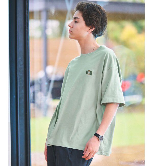 UNITED ARROWS green label relaxing「【別注】＜ROSTER BEAR＞GLR 刺しゅう ロゴ 半袖 Tシャツ」|Tシャツ・カットソー|KELLY
