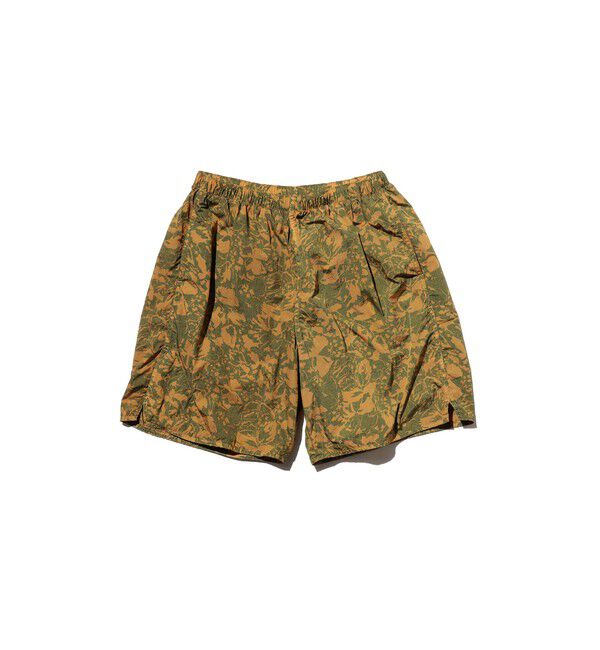 BEAMS PLUS「MIL Athletic Shorts Camo Print Garment Dye」|その他|YELLOW