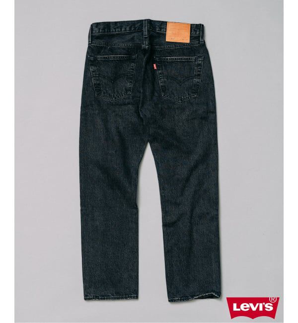 EDIFICE「LEVI&rsquo;S(R)/リーバイス(R) 別注 BIG E 501(R) BLACK L28」|デニム|ブラック