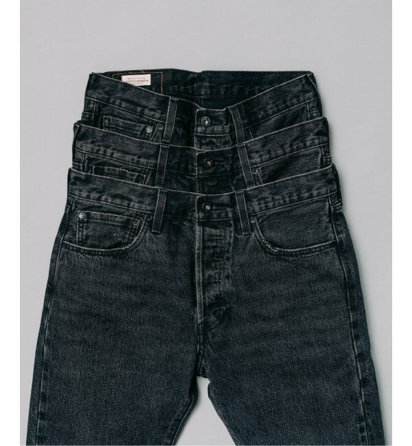 EDIFICE「LEVI&rsquo;S(R)/リーバイス(R) 別注 BIG E 501(R) BLACK L28」|デニム|