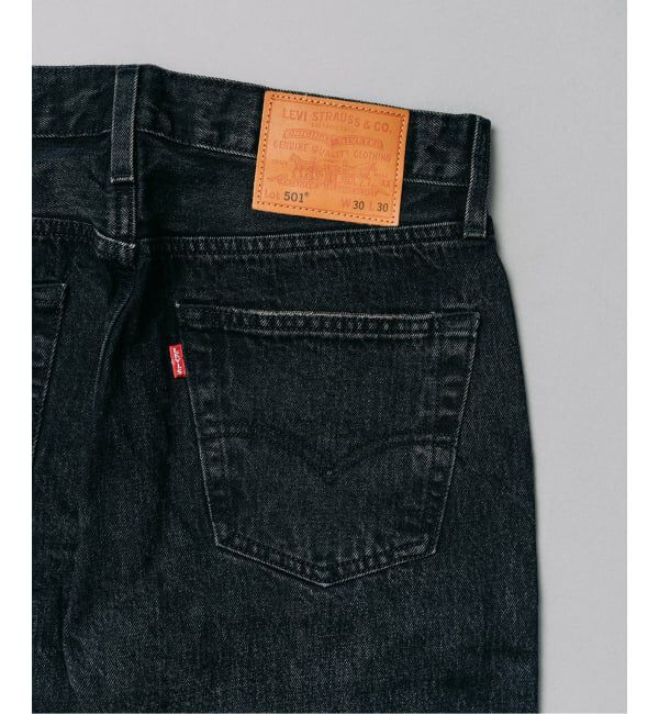 EDIFICE「LEVI&rsquo;S(R)/リーバイス(R) 別注 BIG E 501(R) BLACK L28」|デニム|