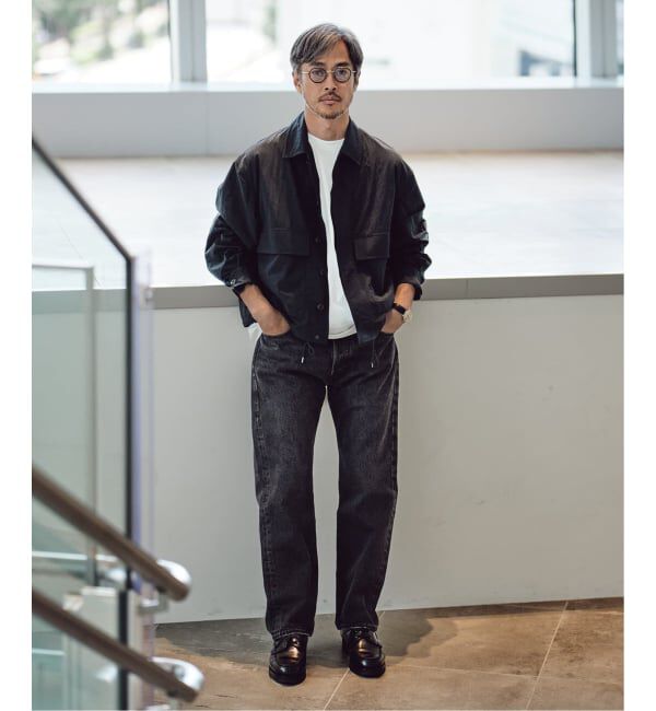 EDIFICE「LEVI&rsquo;S(R)/リーバイス(R) 別注 BIG E 501(R) BLACK L28」|デニム|
