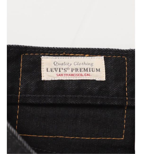 EDIFICE「LEVI&rsquo;S(R)/リーバイス(R) 別注 BIG E 501(R) BLACK L28」|デニム|