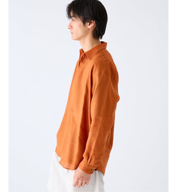 EDIFICE「リネン スキッパー シャツ」|シャツ・ブラウス|