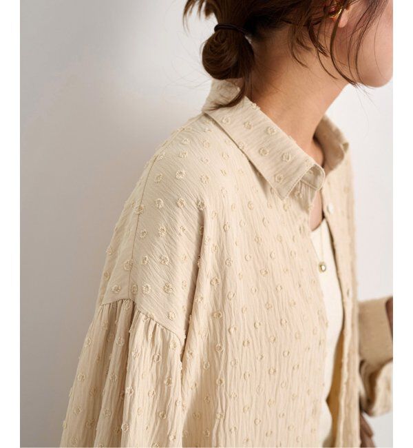 JOURNAL STANDARD relume「《追加》ドットジャガードブラウス」|シャツ・ブラウス|