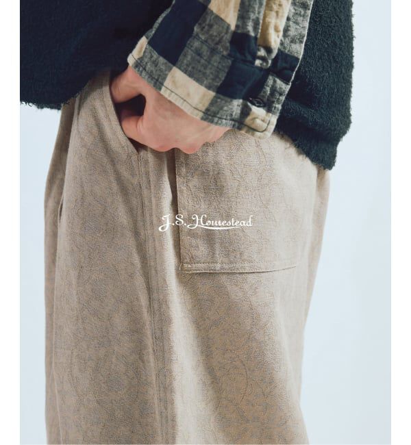 J.S.Homestead「J.S.Homestead / アラベスク エア クルー パンツ」|スラックス|