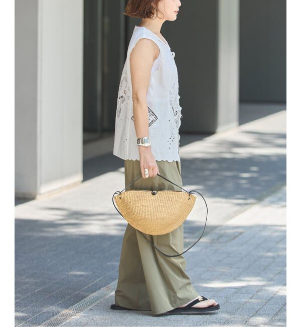 journal standard L'essage「《予約》刺繍レースベスト」|シャツ・ブラウス|