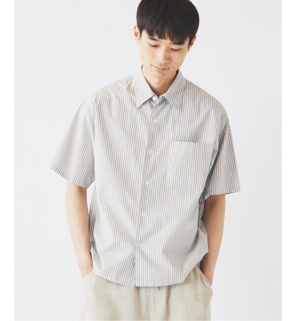 JOURNAL STANDARD relume「JAMES FABRIC ストライプ＆チェック スクエアシャツ」|シャツ・ブラウス|
