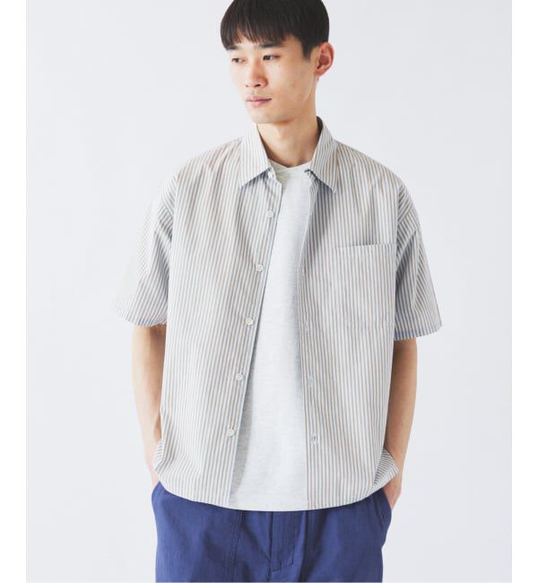 JOURNAL STANDARD relume「JAMES FABRIC ストライプ＆チェック スクエアシャツ」|シャツ・ブラウス|