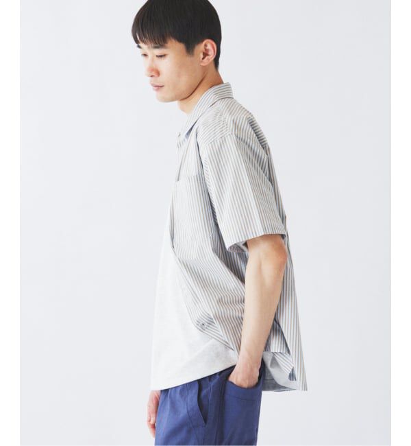 JOURNAL STANDARD relume「JAMES FABRIC ストライプ＆チェック スクエアシャツ」|シャツ・ブラウス|