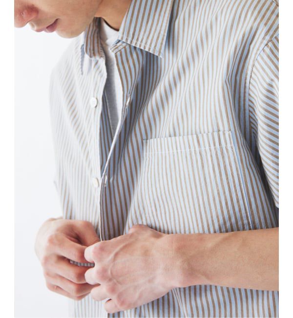 JOURNAL STANDARD relume「JAMES FABRIC ストライプ＆チェック スクエアシャツ」|シャツ・ブラウス|