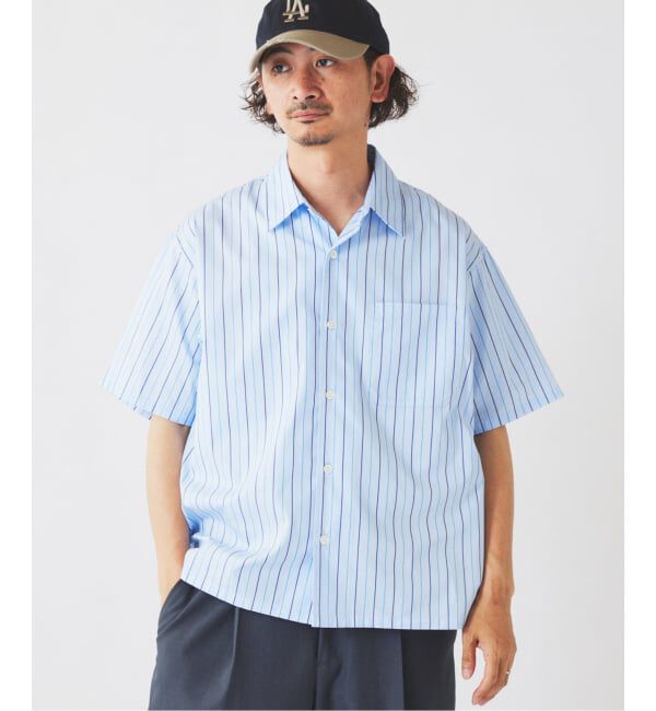 JOURNAL STANDARD relume「JAMES FABRIC ストライプ＆チェック スクエアシャツ」|シャツ・ブラウス|