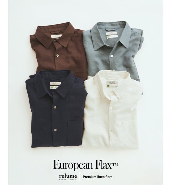 JOURNAL STANDARD relume「《追加予約》European Flax / ヨーロピアンフラックス リネン/レーヨン シャツ」|シャツ・ブラウス|