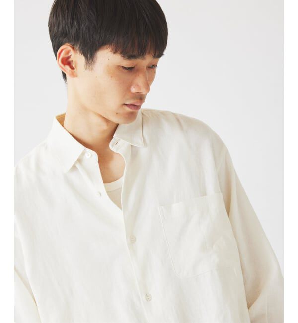 JOURNAL STANDARD relume「《追加予約》European Flax / ヨーロピアンフラックス リネン/レーヨン シャツ」|シャツ・ブラウス|