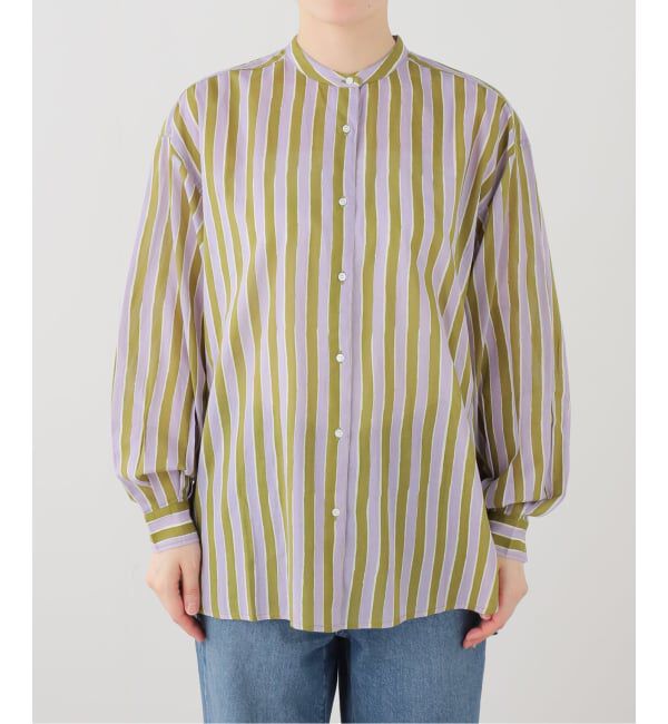 JOURNAL STANDARD「【SARA MALLIKA/サラマリカ】  Cotton Wave Stripe Print Shi」|シャツ・ブラウス|