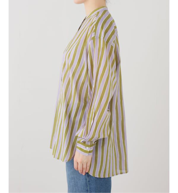 JOURNAL STANDARD「【SARA MALLIKA/サラマリカ】  Cotton Wave Stripe Print Shi」|シャツ・ブラウス|