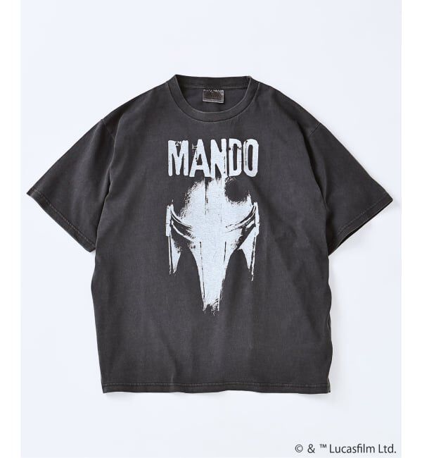 JOURNAL STANDARD「《予約》STAR WARS / スター・ウォーズ マンダロリアン プリント Tシャツ」|Tシャツ・カットソー|ブラック A