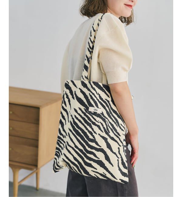 Spick and Span「《WEB限定 / 予約》Uhr / ウーア Animal Tote」|トートバッグ|ホワイト