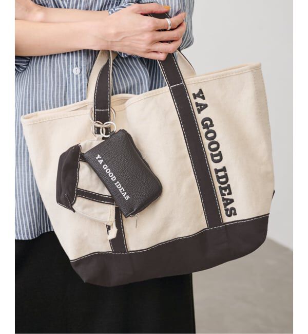 FRAMeWORK「≪WEB限定 / 追加予約≫YA GOOD IDEAS YA BIG&MINI TOTE M　2」|トートバッグ|ブラック