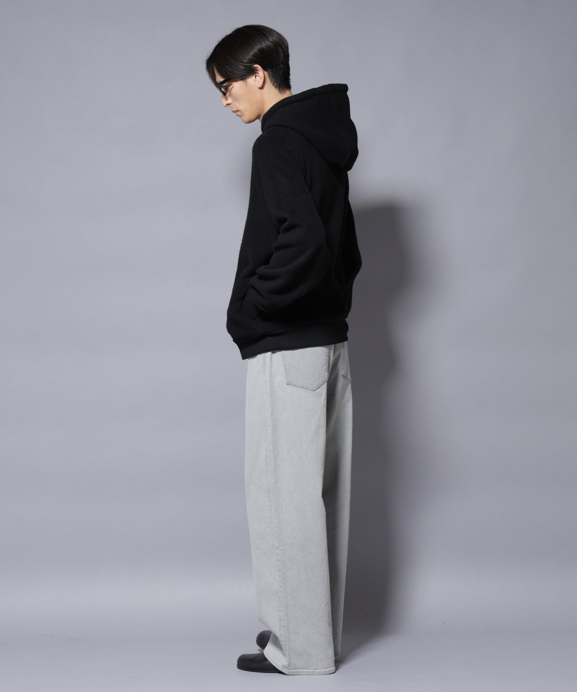 nano･universe「MIYATA&times;NANO JAPANMADE ウール/コットン パーカー」|Tシャツ・カットソー|