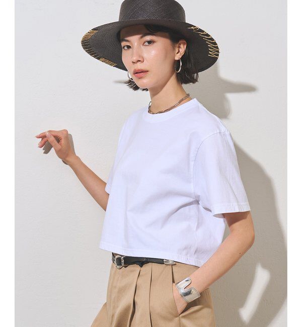  「ピグメントショートTシャツ」|Tシャツ・カットソー|オフホワイト