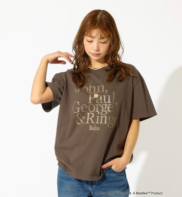 Rouge vif「【GOOD ROCK SPEED/グッドロックスピード】ロゴT / ラメプリント」|Tシャツ・カットソー|