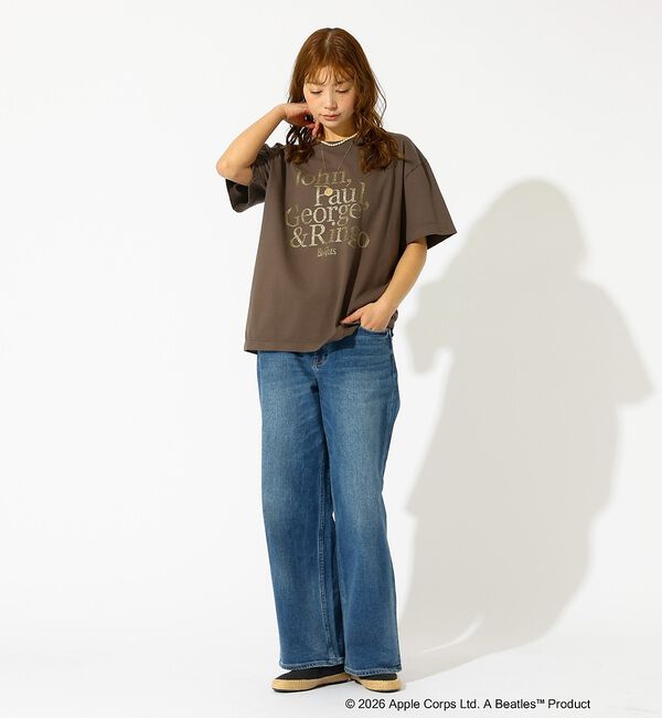 Rouge vif「【GOOD ROCK SPEED/グッドロックスピード】ロゴT / ラメプリント」|Tシャツ・カットソー|