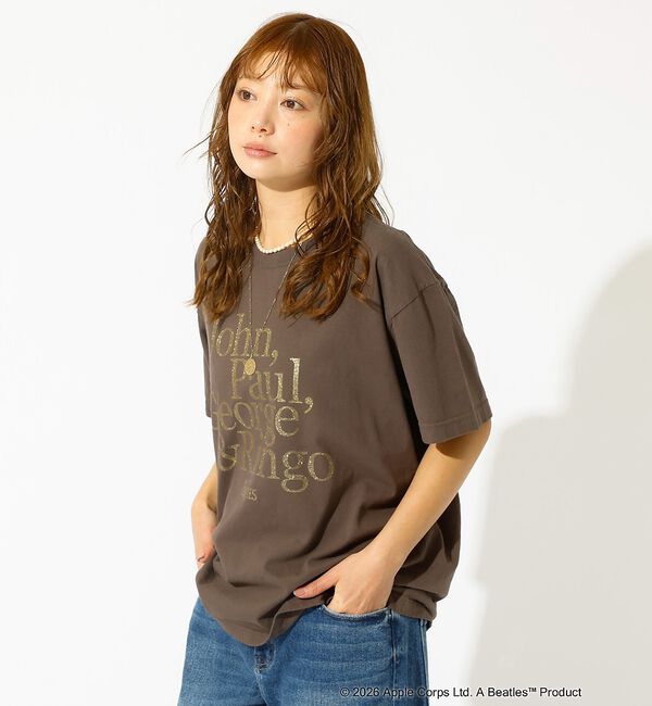 Rouge vif「【GOOD ROCK SPEED/グッドロックスピード】ロゴT / ラメプリント」|Tシャツ・カットソー|