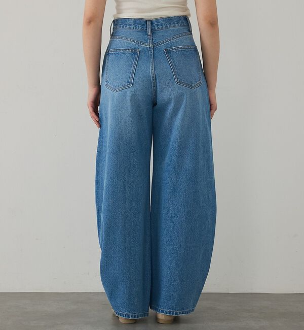 abahouse mavie「【再入荷】ウォッシュドバレルジーンズ【予約】」|デニム|