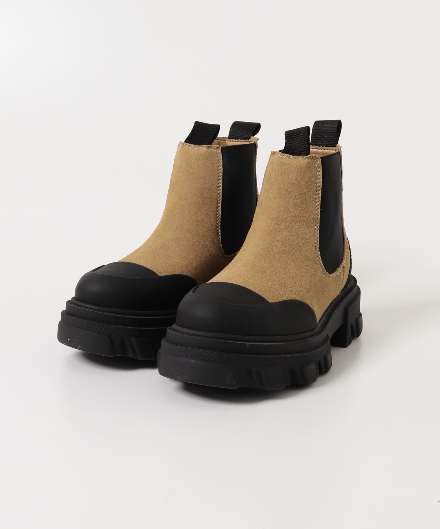 URBAN RESEARCH「GANNI　Cleated Low Chelsea Boot」|ショートブーツ|キャメル