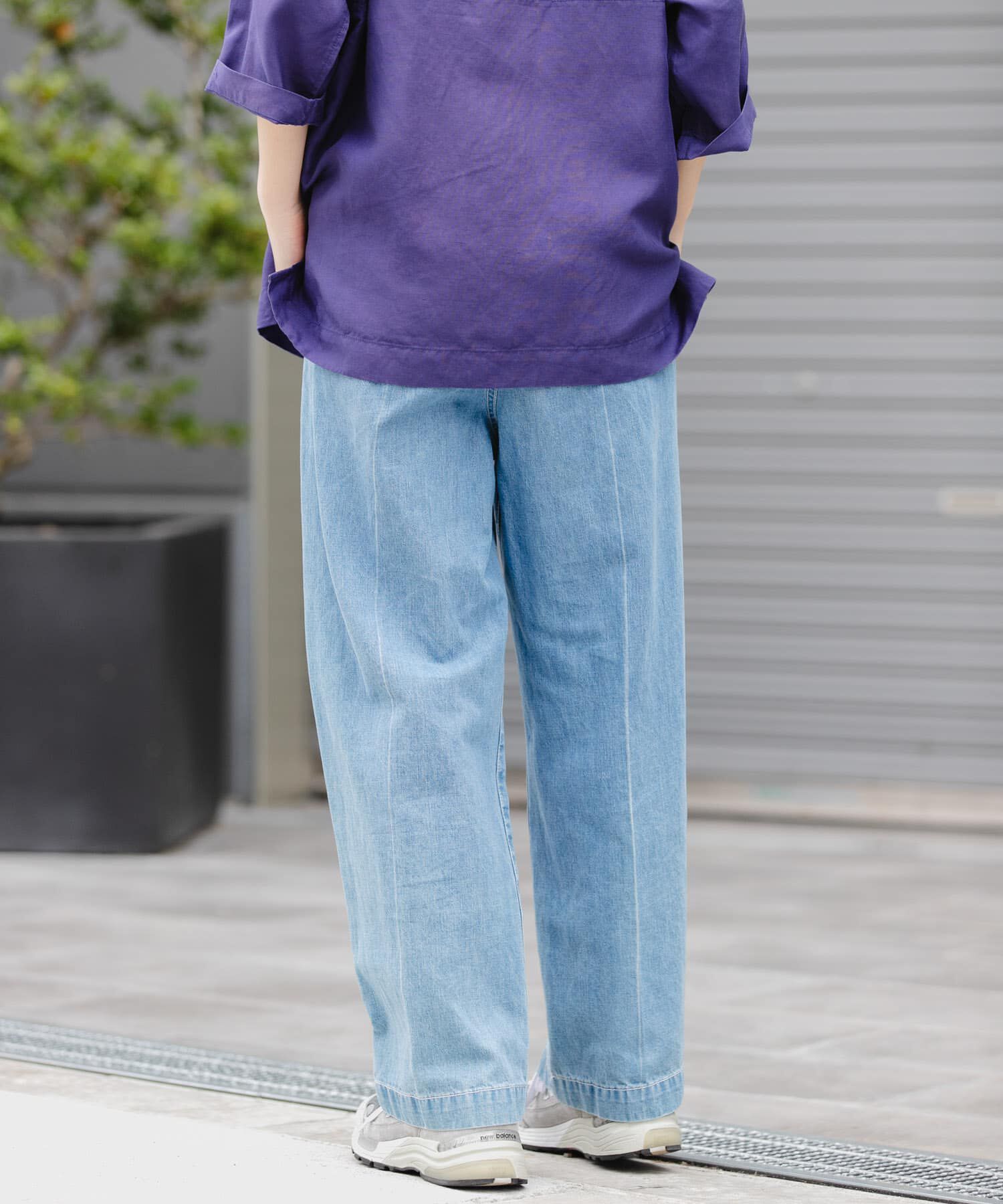 URBAN RESEARCH DOORS「FORK&SPOON　綿麻デニムパンツ」|デニム|
