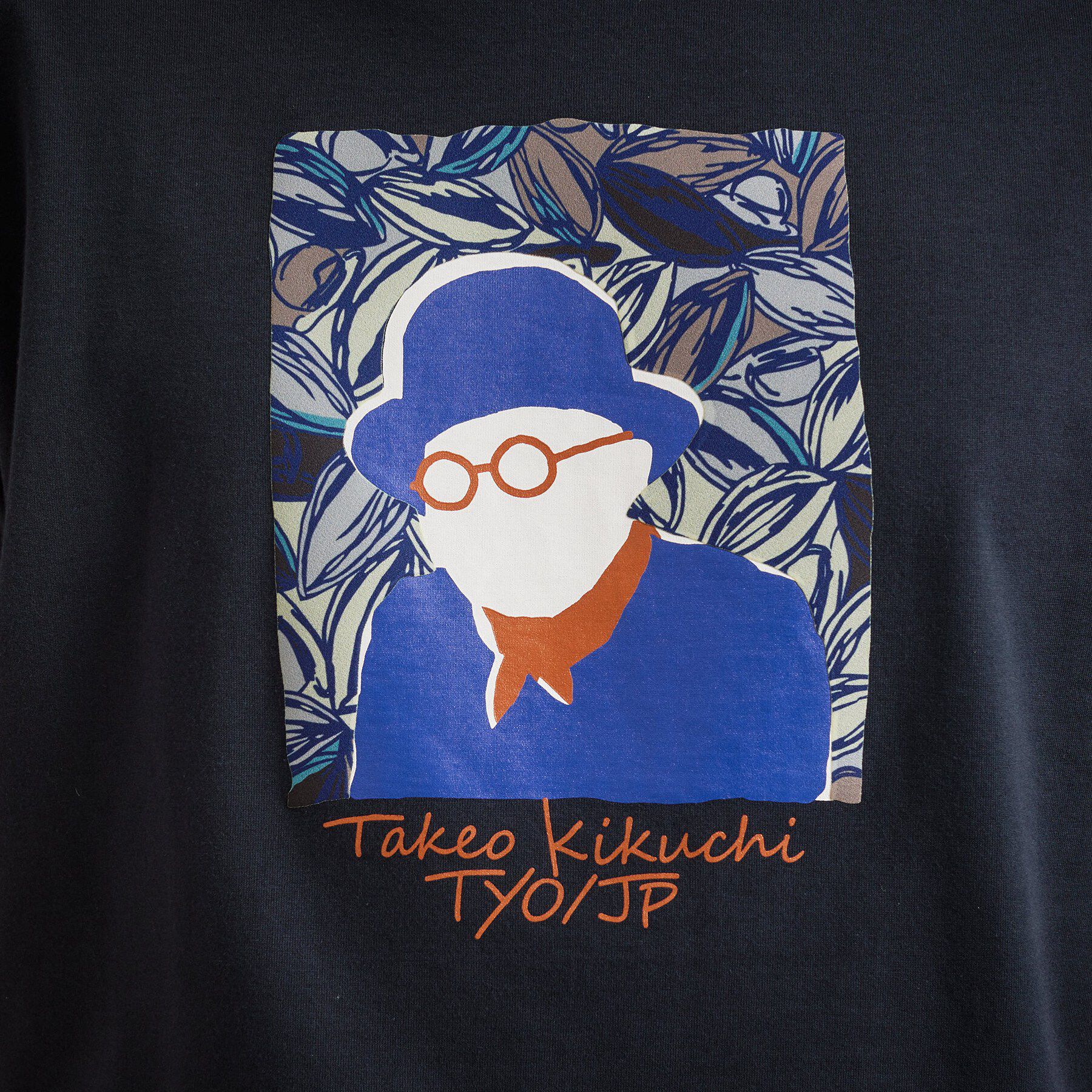 TAKEO KIKUCHI「カカオ柄スクエアプリント 天竺Tシャツ」|Tシャツ・カットソー|