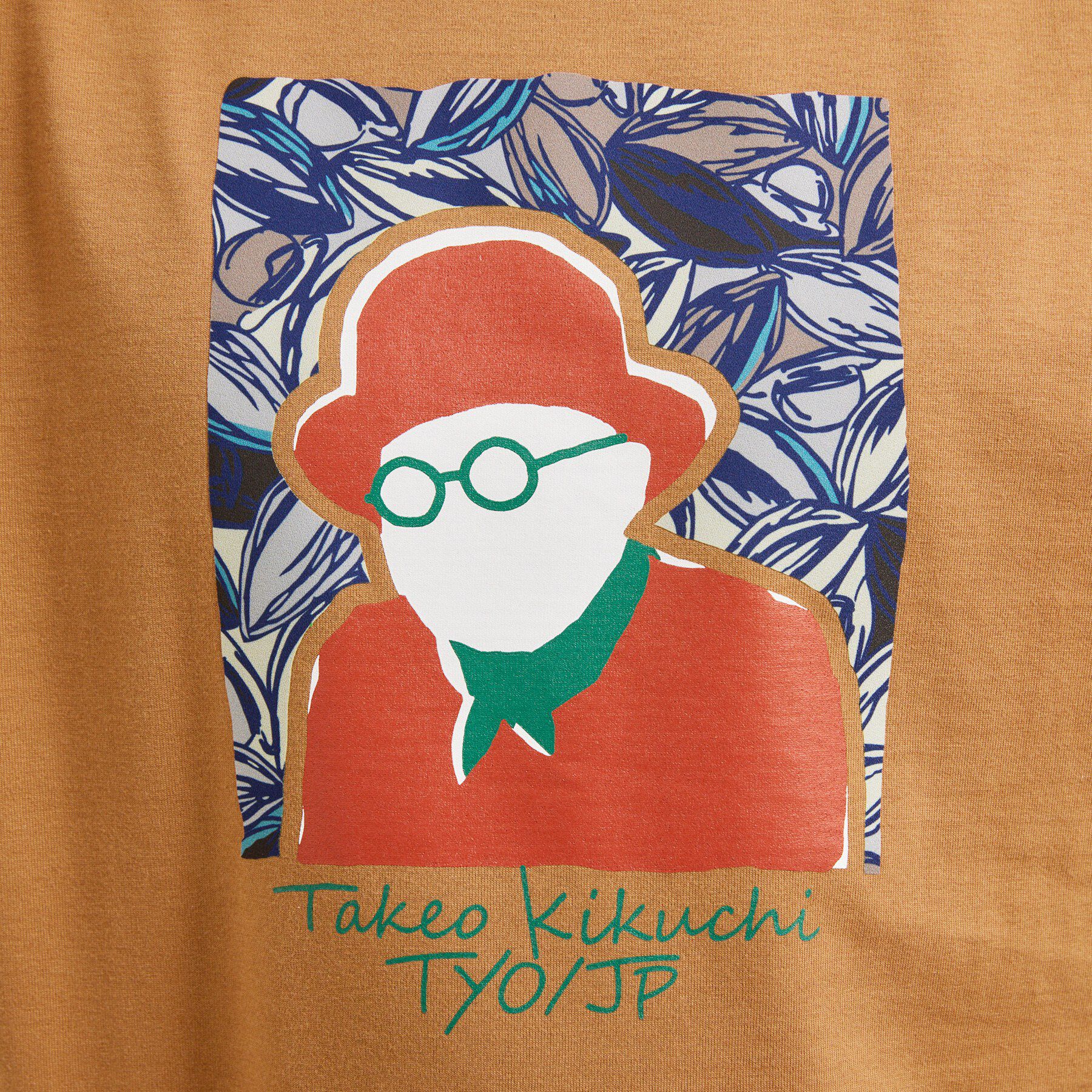 TAKEO KIKUCHI「カカオ柄スクエアプリント 天竺Tシャツ」|Tシャツ・カットソー|