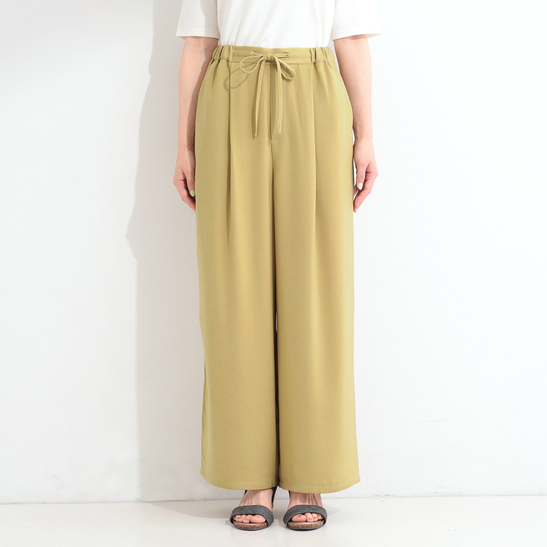 SHOO･LA･RUE「とろみイージーワイドパンツ」|その他|