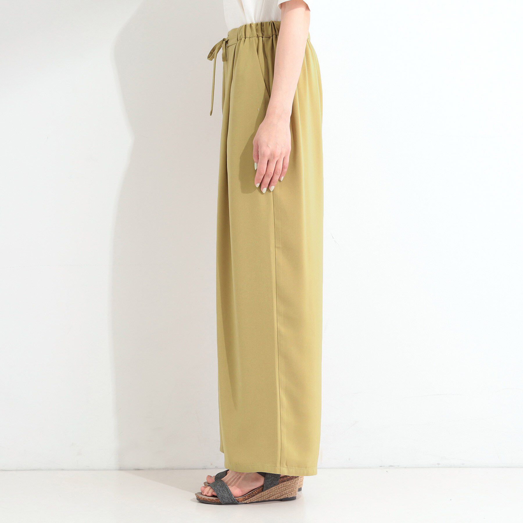 SHOO･LA･RUE「とろみイージーワイドパンツ」|その他|