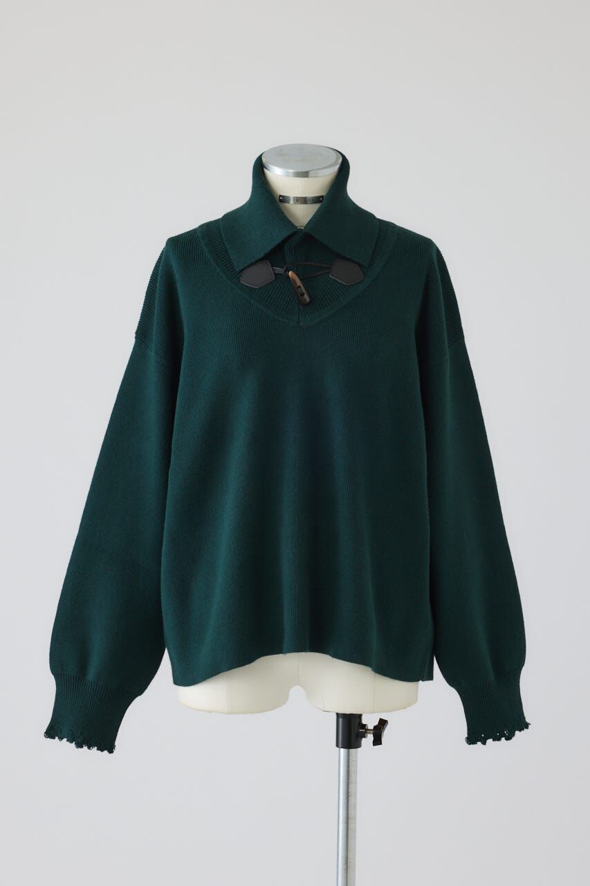 RIM.ARK 「Toggle motif knit tops」|ニット・セーター|D/GRN3