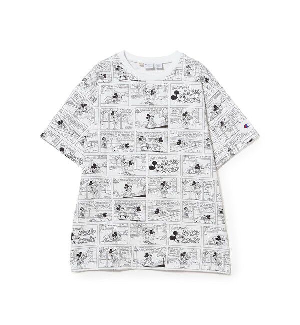 BEAMSBOY「【別注】Champion / ミッキーマウス＆ミニーマウス / Tシャツ」|Tシャツ・カットソー|