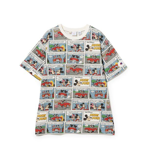 BEAMSBOY「【別注】Champion / ミッキーマウス＆ミニーマウス / Tシャツ」|Tシャツ・カットソー|