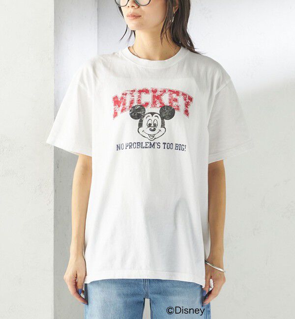 SHIPS for women「《一部追加予約》【SHIPS別注】GOOD ROCK SPEED:MICKEY / TEE」|Tシャツ・カットソー|