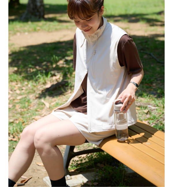 OUTDOOR PRODUCTS Usual Things「≪予約≫ULT SPORTS RUNNIN' PACKABLE VEST」|ダウンベスト・ベスト|ベージュ