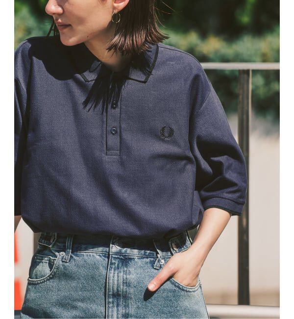 417 EDIFICE「FRED PERRY / フレッドペリー417別注 Crepe Pique Shirt」|ポロシャツ|