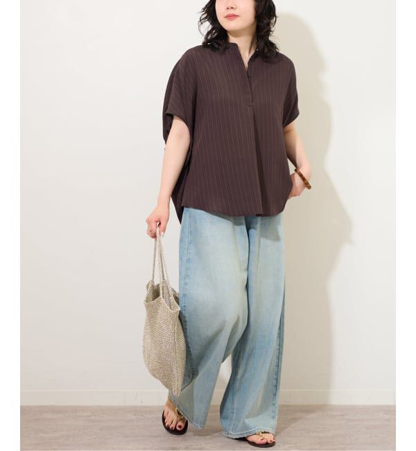 JOURNAL STANDARD relume「《追加予約2》N/Rダブルストライプブラウス」|シャツ・ブラウス|