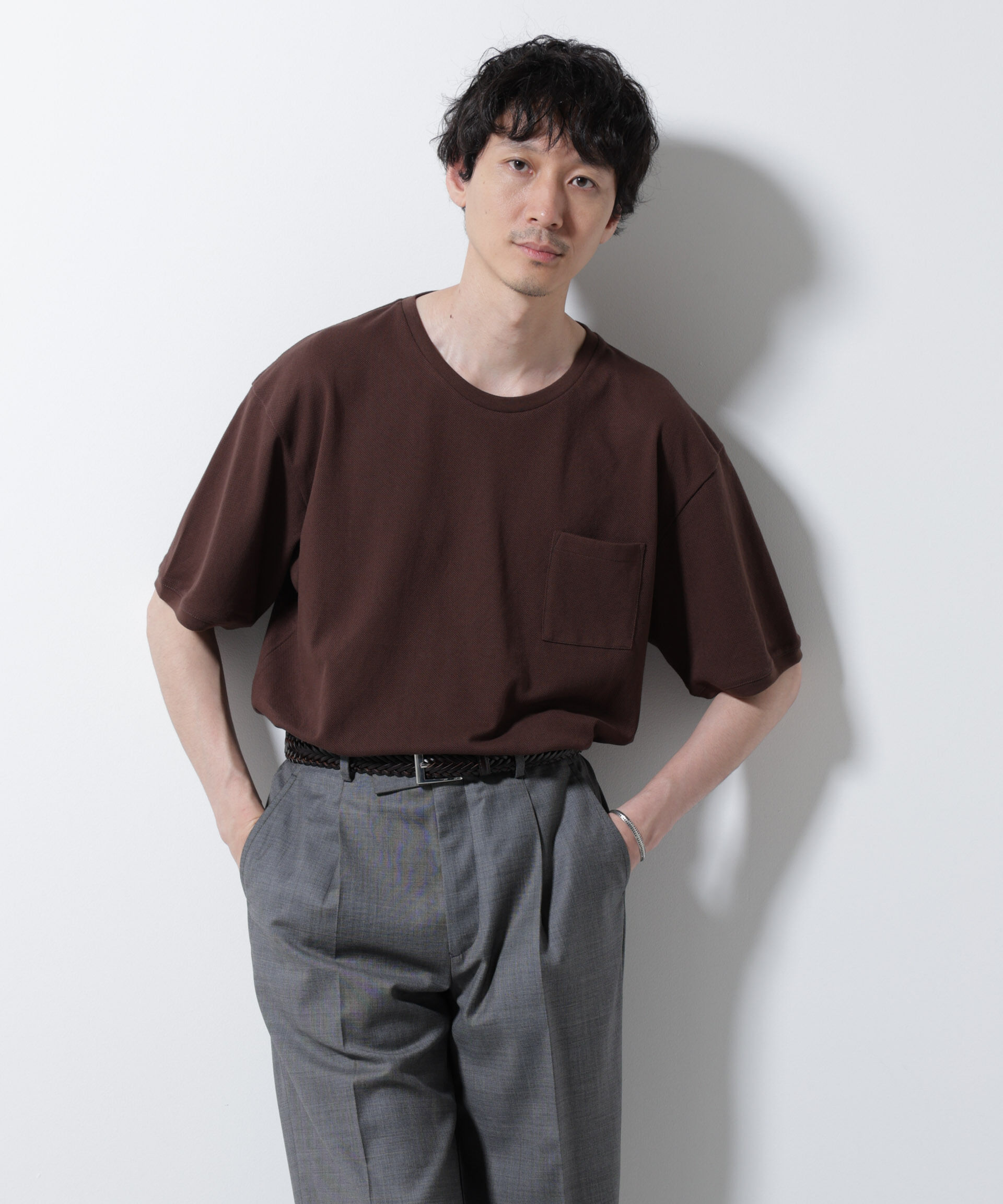 nano･universe「エアパッセージ ジャージーTシャツ 半袖」|Tシャツ・カットソー|